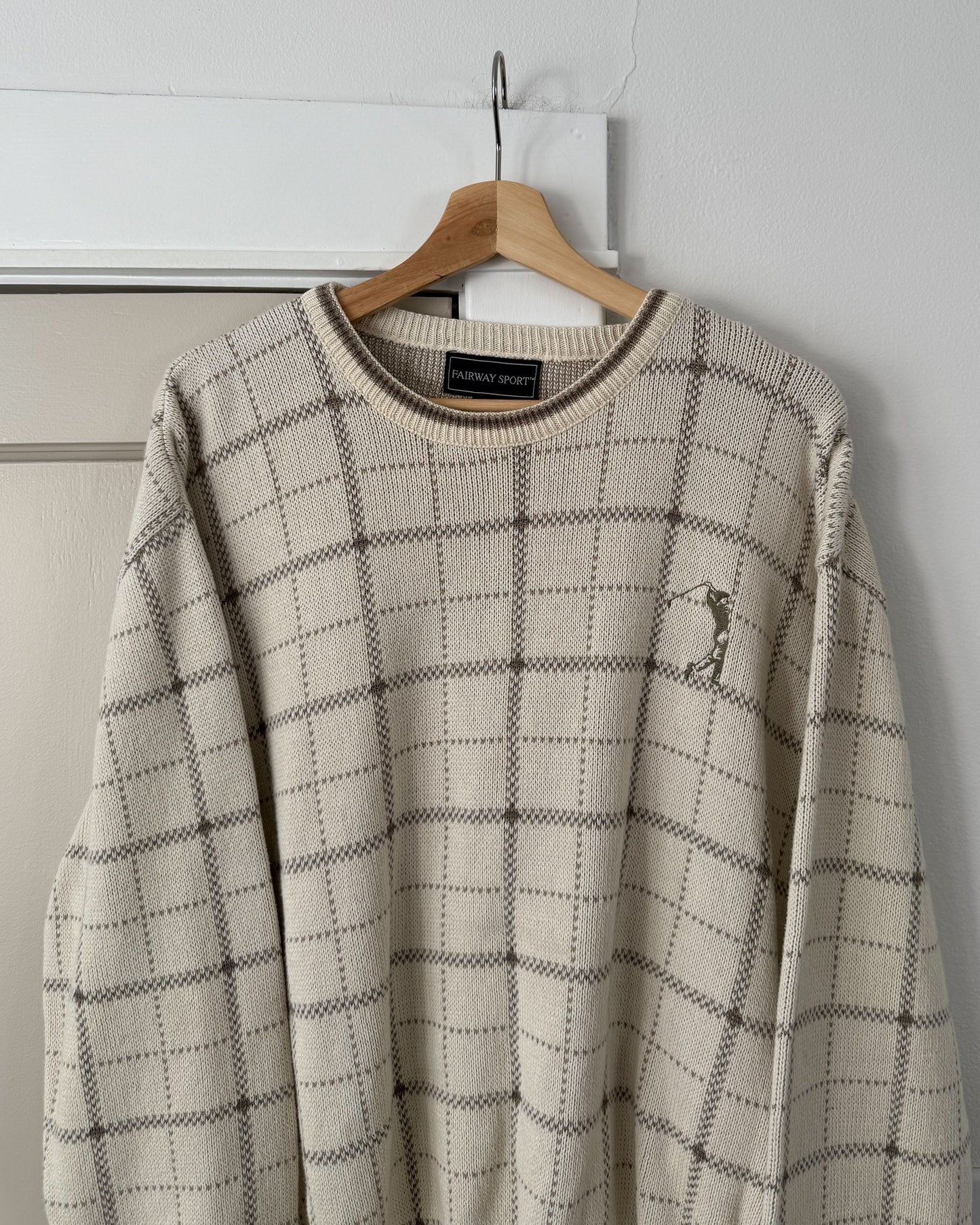 Golf Embroidered Knitted Sweater