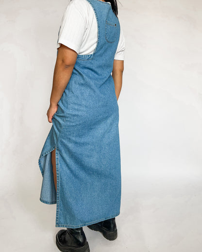 Vintage Denim Maxi Dress