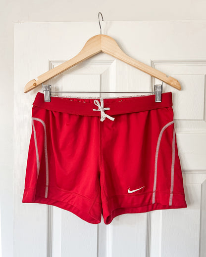 Nike Red And White Shorts