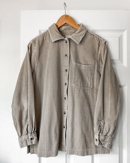 L.L. Bean Beige Corduroy Shirt