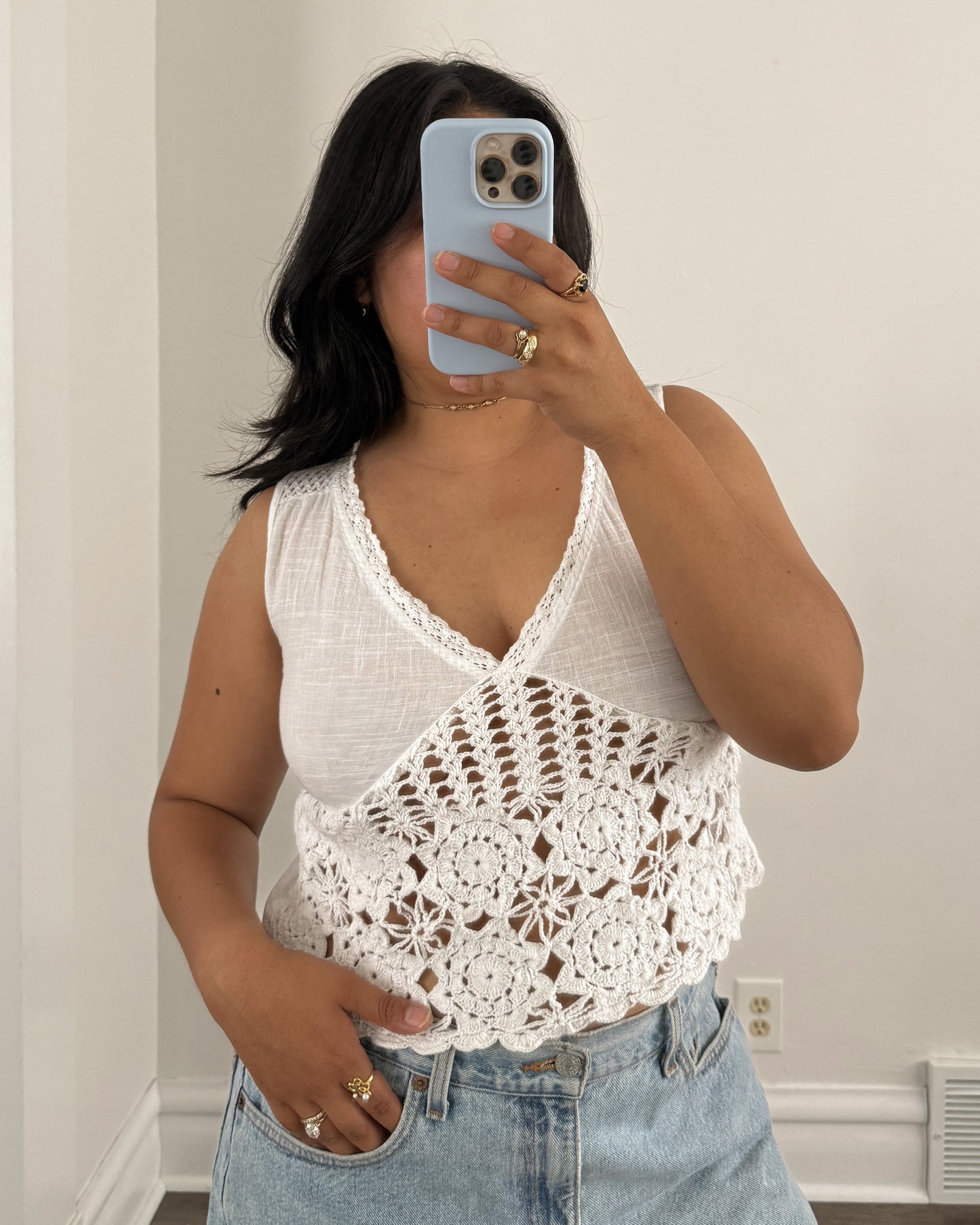 Cotton Knitted Tank Top