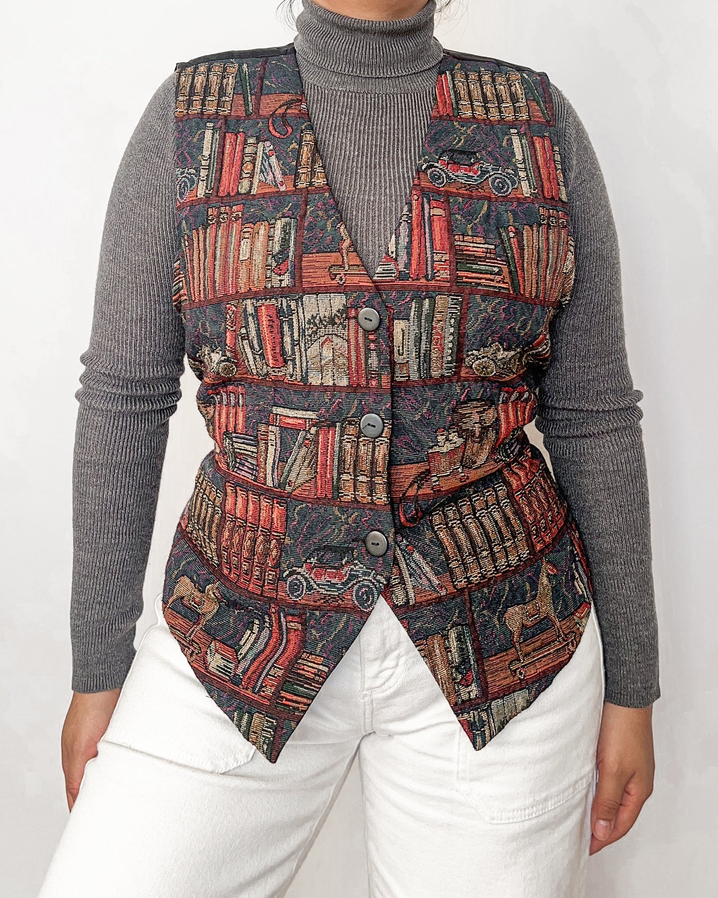 Library Tapestry Vest