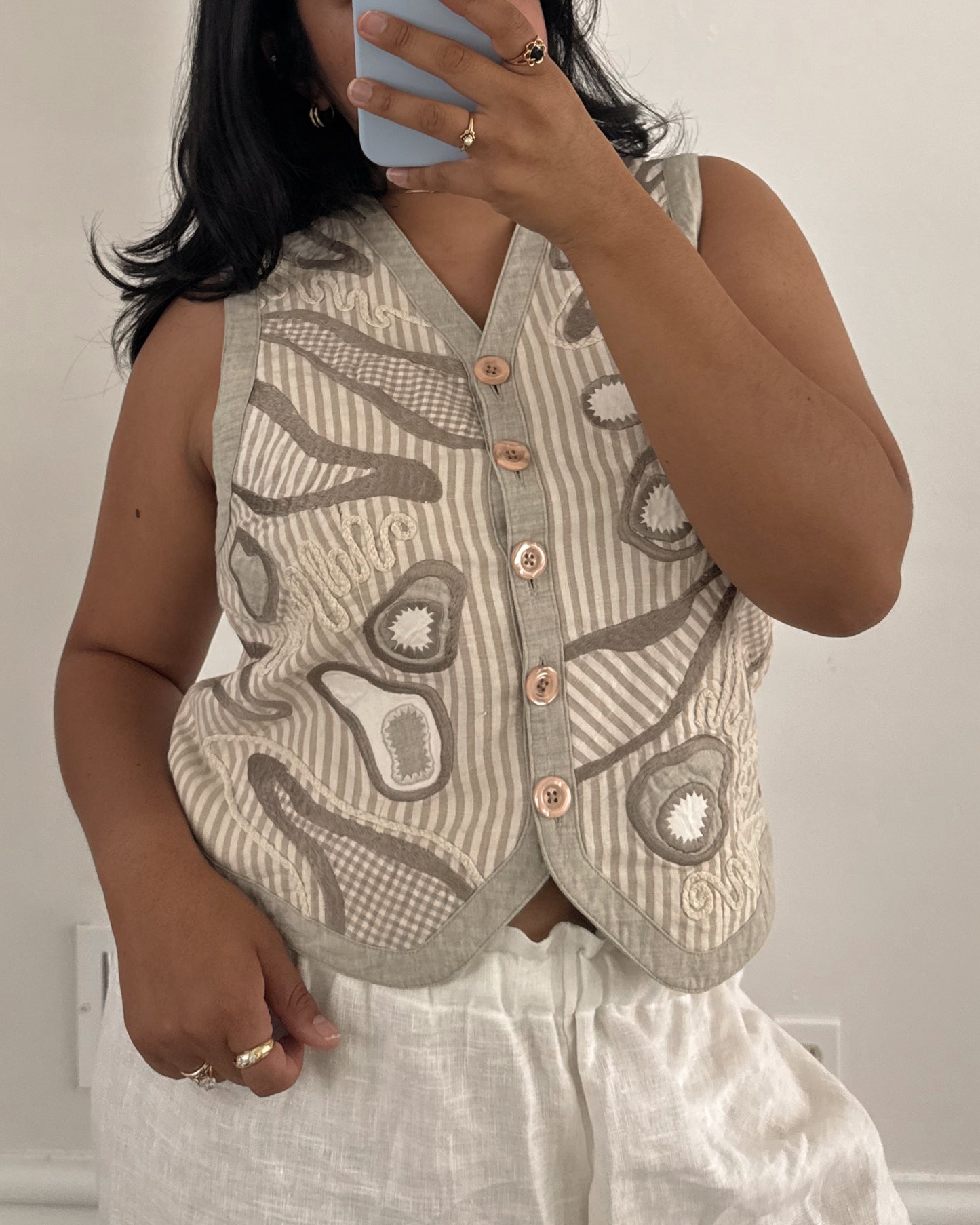 Abstract Neutral Vest