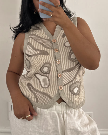 Abstract Neutral Vest