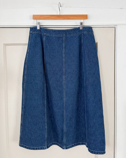 Denim Midi Skirt