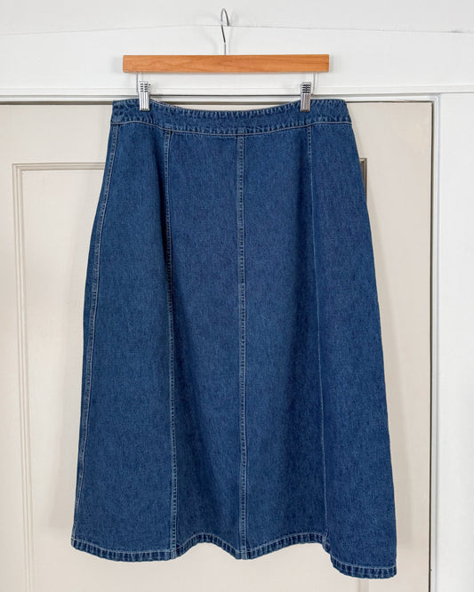 Denim Midi Skirt