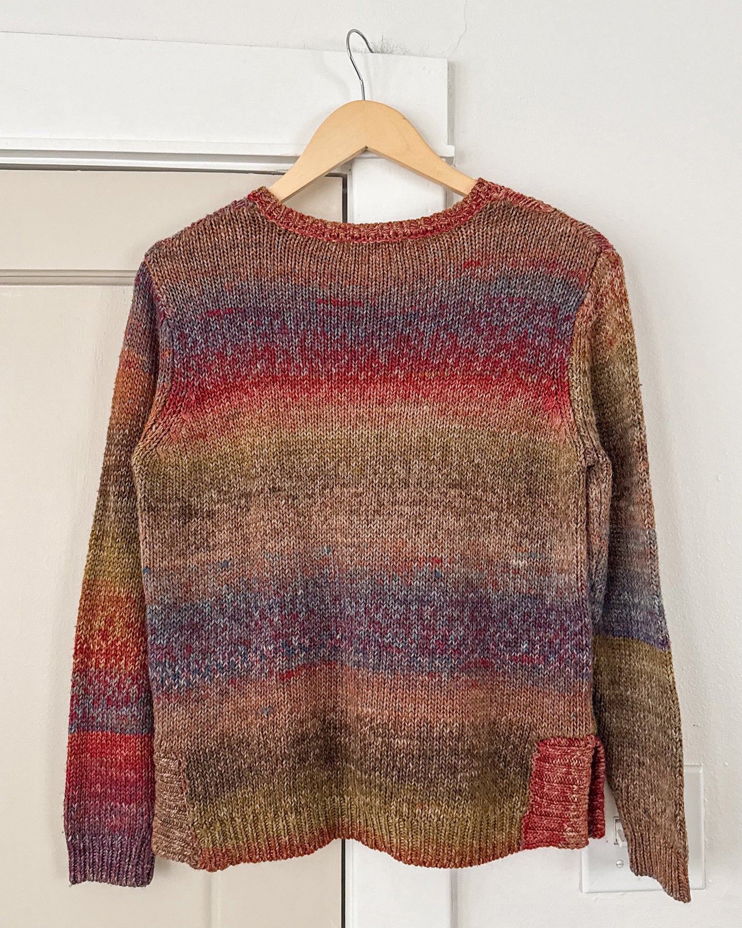 Colorful Striped Knitted Sweater
