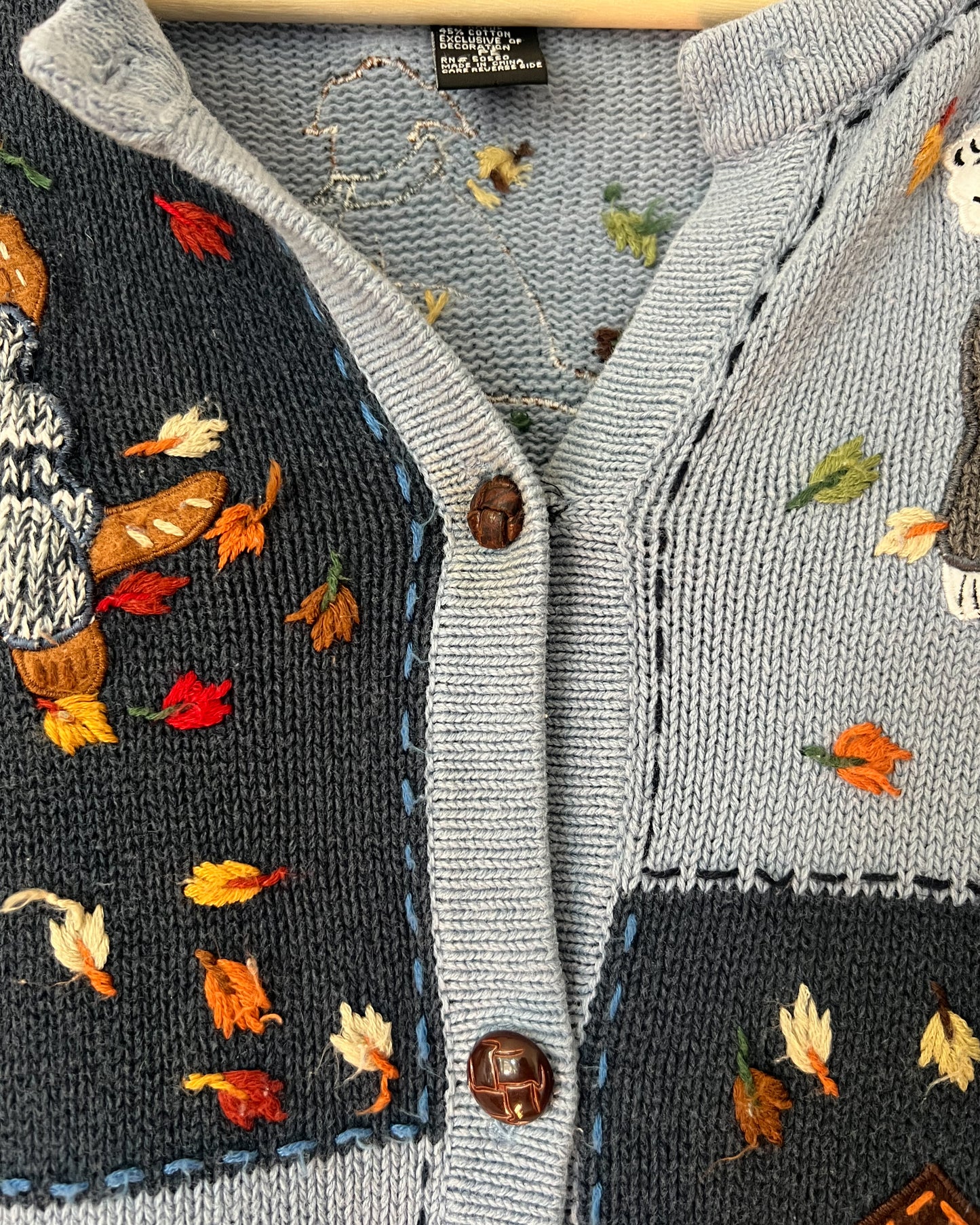 Fall Dog Knitted Cardigan
