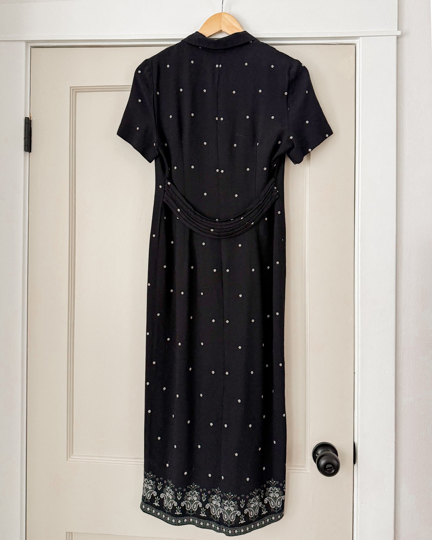 Black Floral Maxi Dress