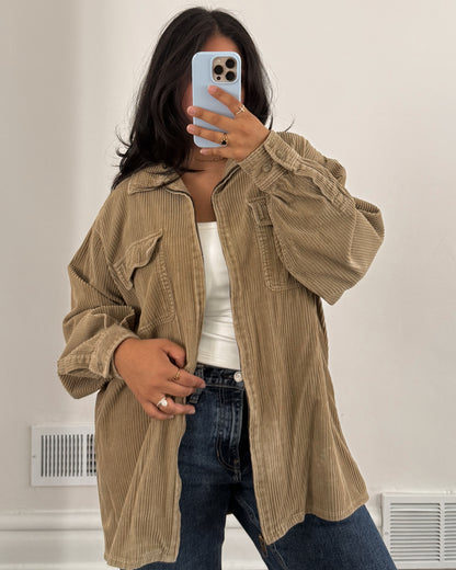 90’s Corduroy Zip Up Jacket