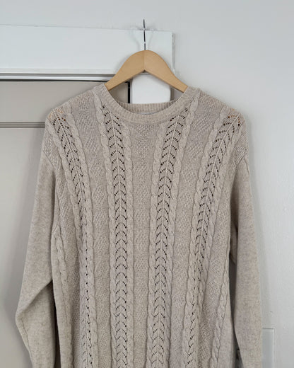 Liz Claiborne Neutral Knitted Sweater