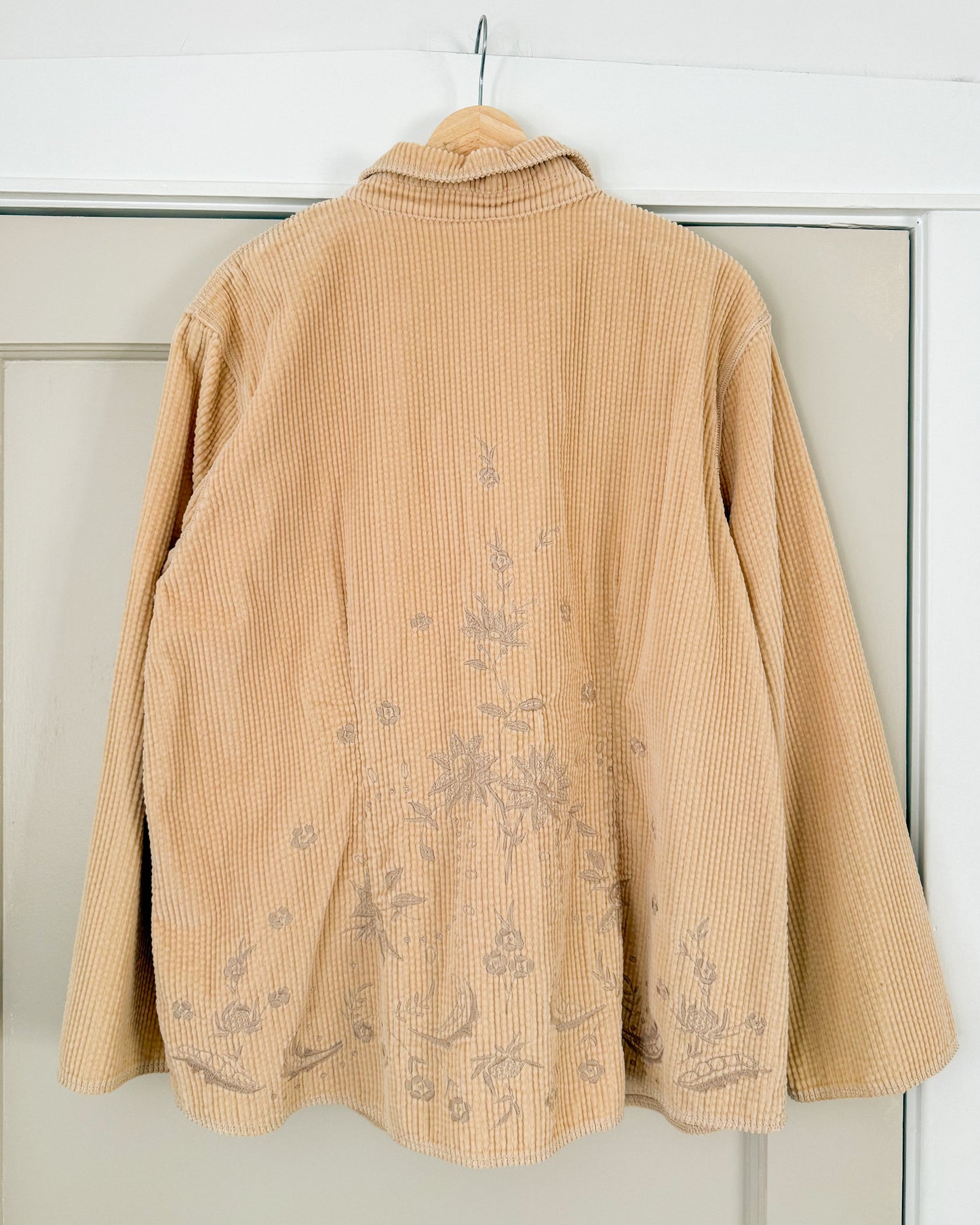 J.Jill Floral Corduroy Shirt