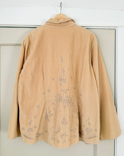 J.Jill Floral Corduroy Shirt