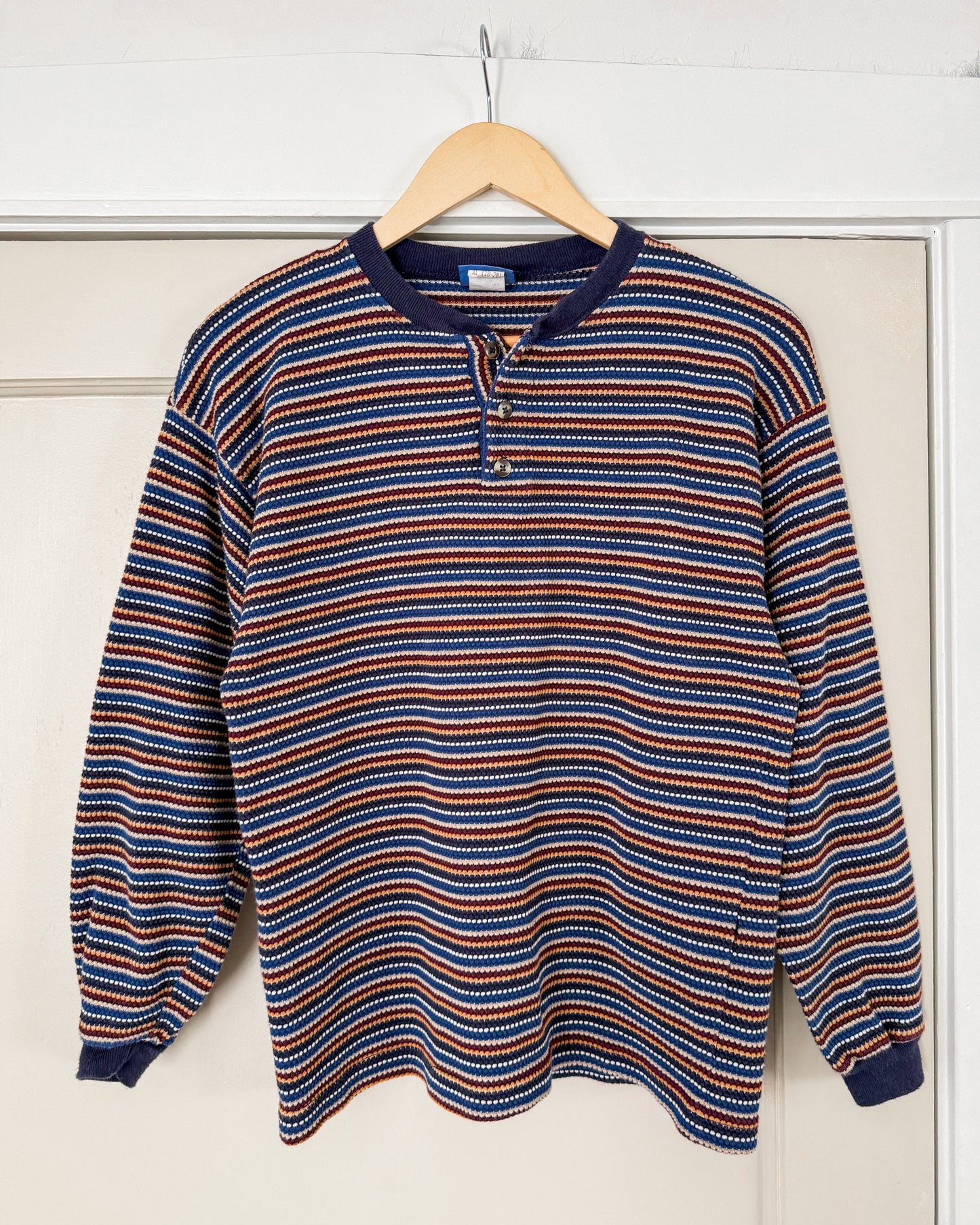 Vintage Striped Henley