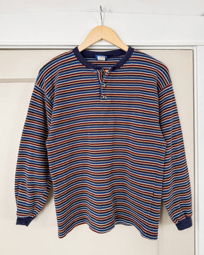 Vintage Striped Henley