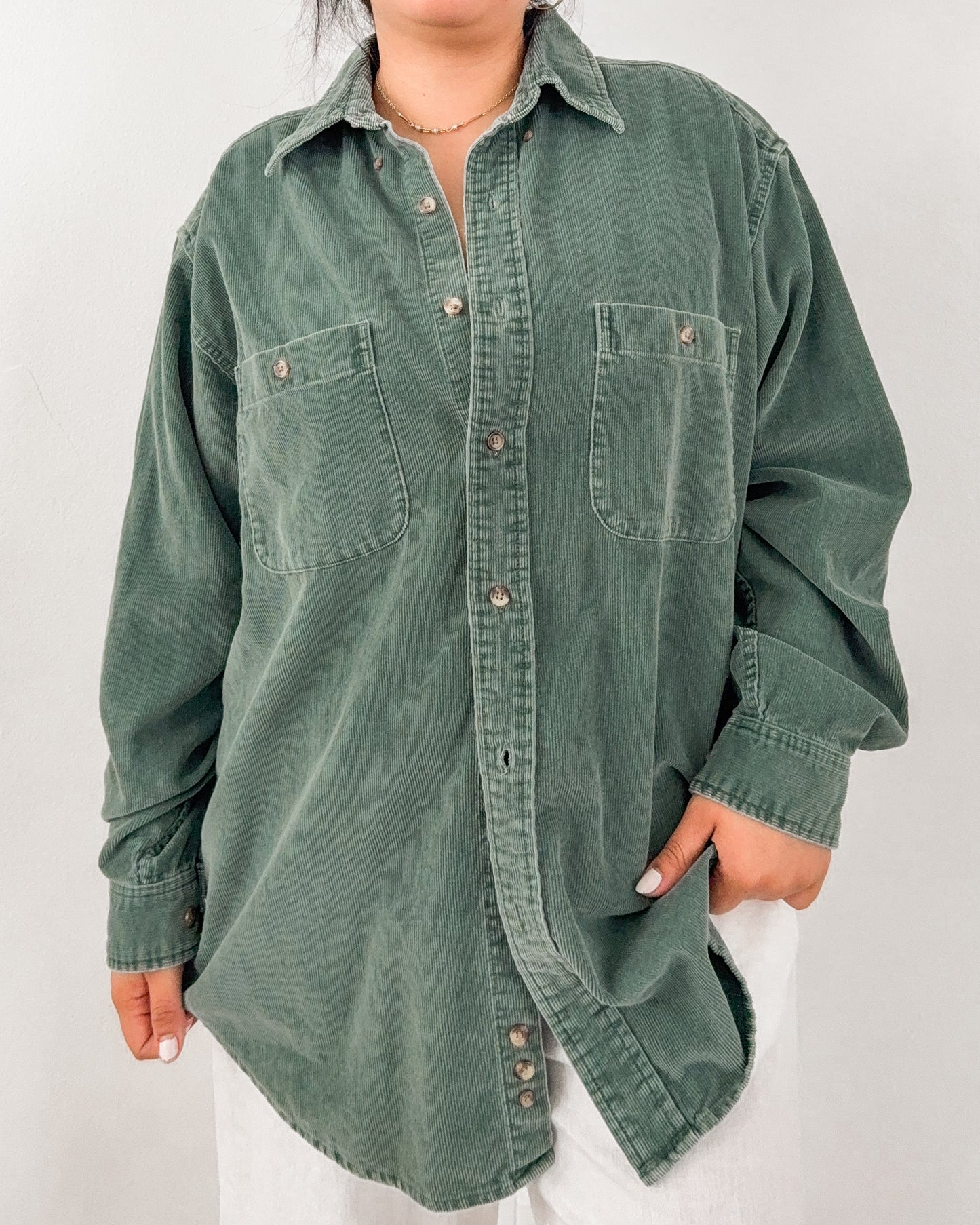 Eddie Bauer Micro Cord Shirt