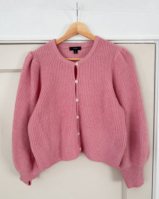 J. Crew Pink Cardigan