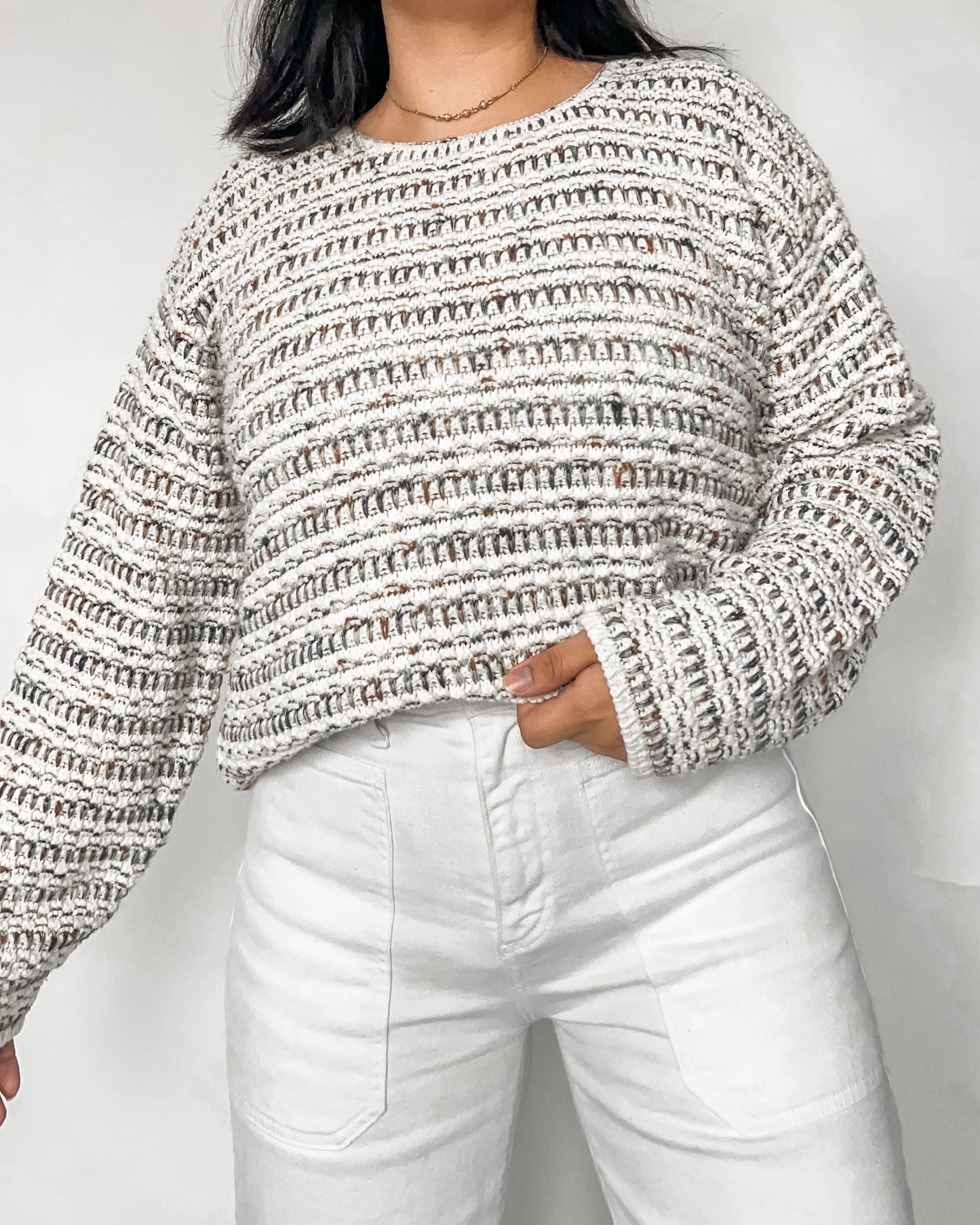 Stripped Knitted Sweater