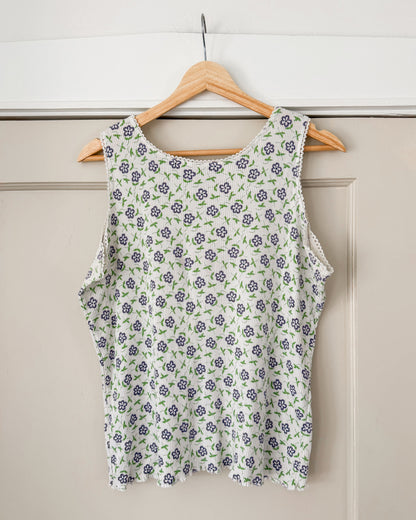 Vintage Floral Tank Top