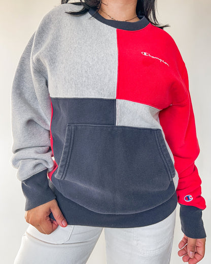 Champion Colorblock Crewneck Sweater