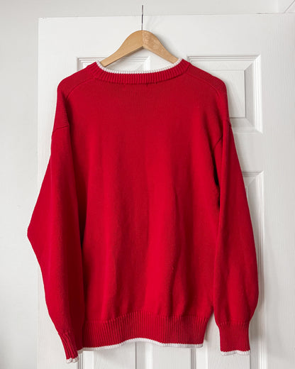Golf Stamp Knitted Sweater