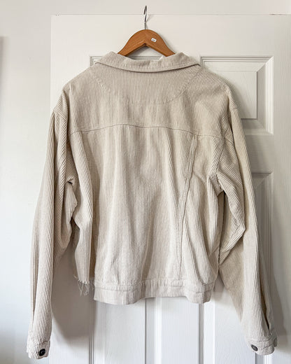 POL Cream Corduroy Jacket