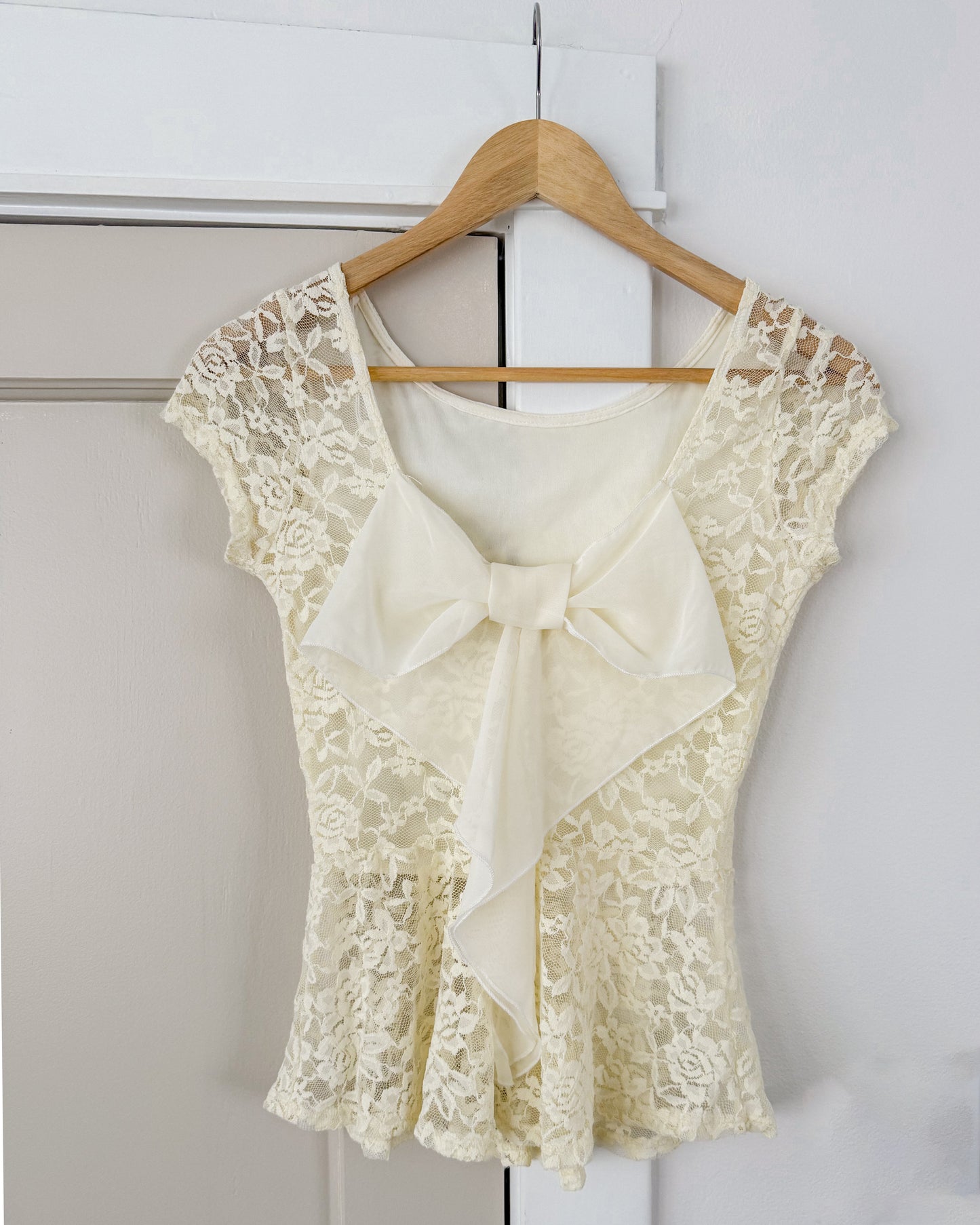 Lace Bow Blouse
