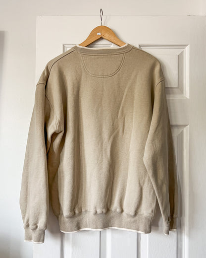 Deer Embroidered Crewneck Sweater