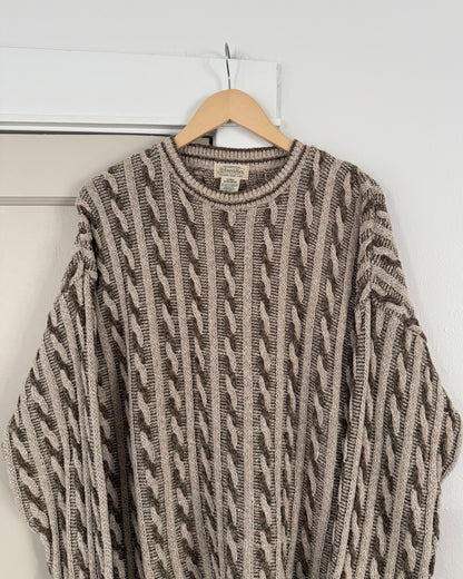 Neutral Cableknit Sweater