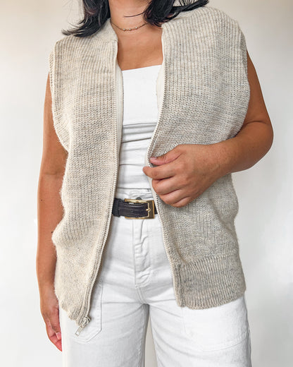 Vintage L.L. Bean Neutral Vest