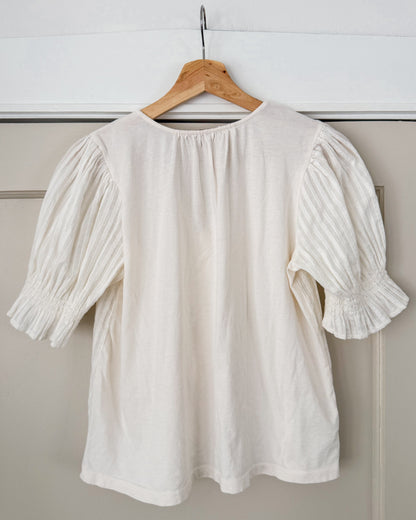 Loft Sheer Striped Blouse
