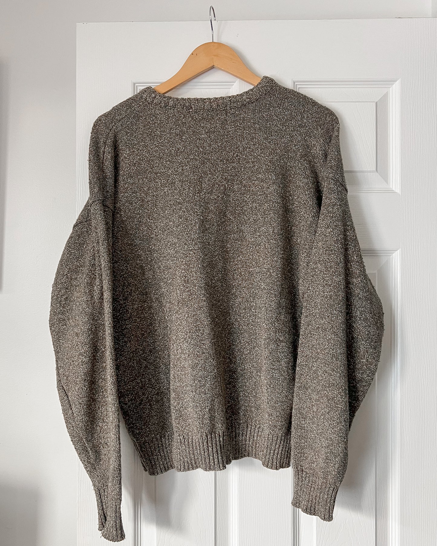 Neutral Diamond Knitted Sweater