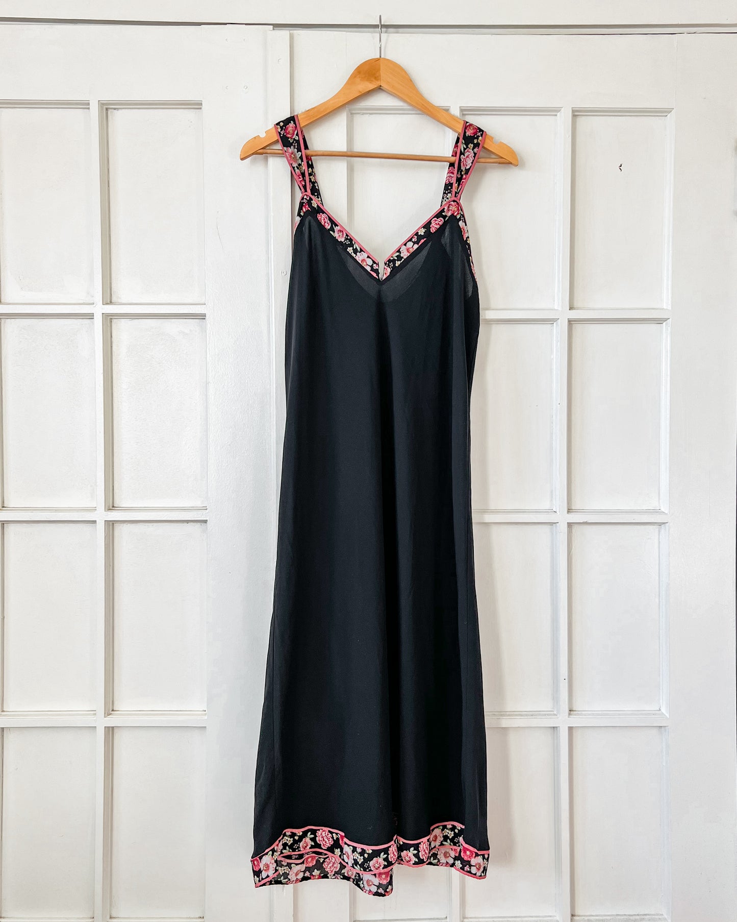 Black Slip Maxi Dress