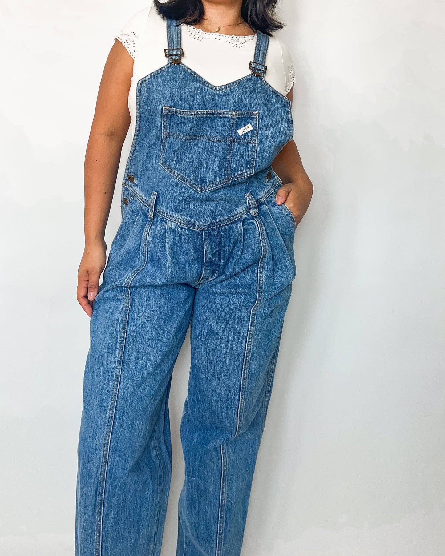 Vintage Guess Denim Bib Overalls