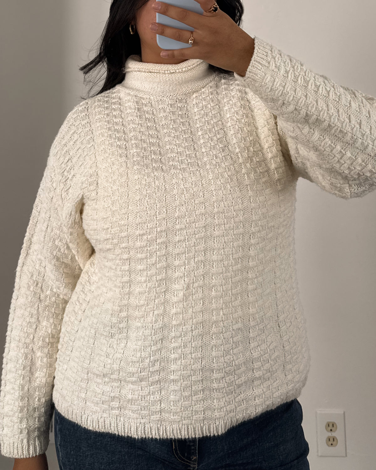 80’s Cotton Rollneck Sweater