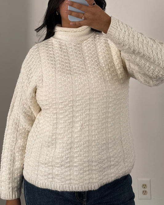 80’s Cotton Rollneck Sweater