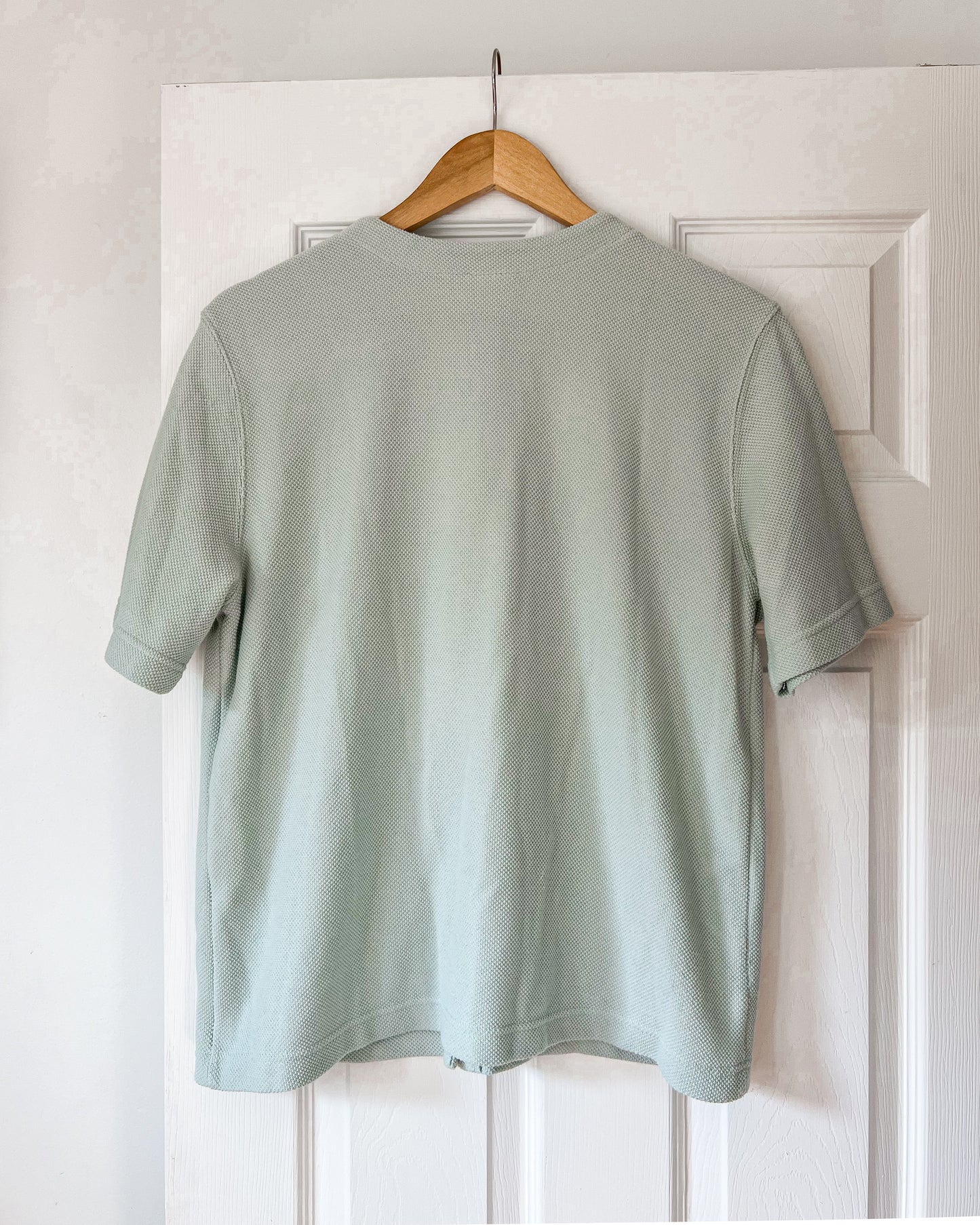 Mint Green Patchwork Blouse