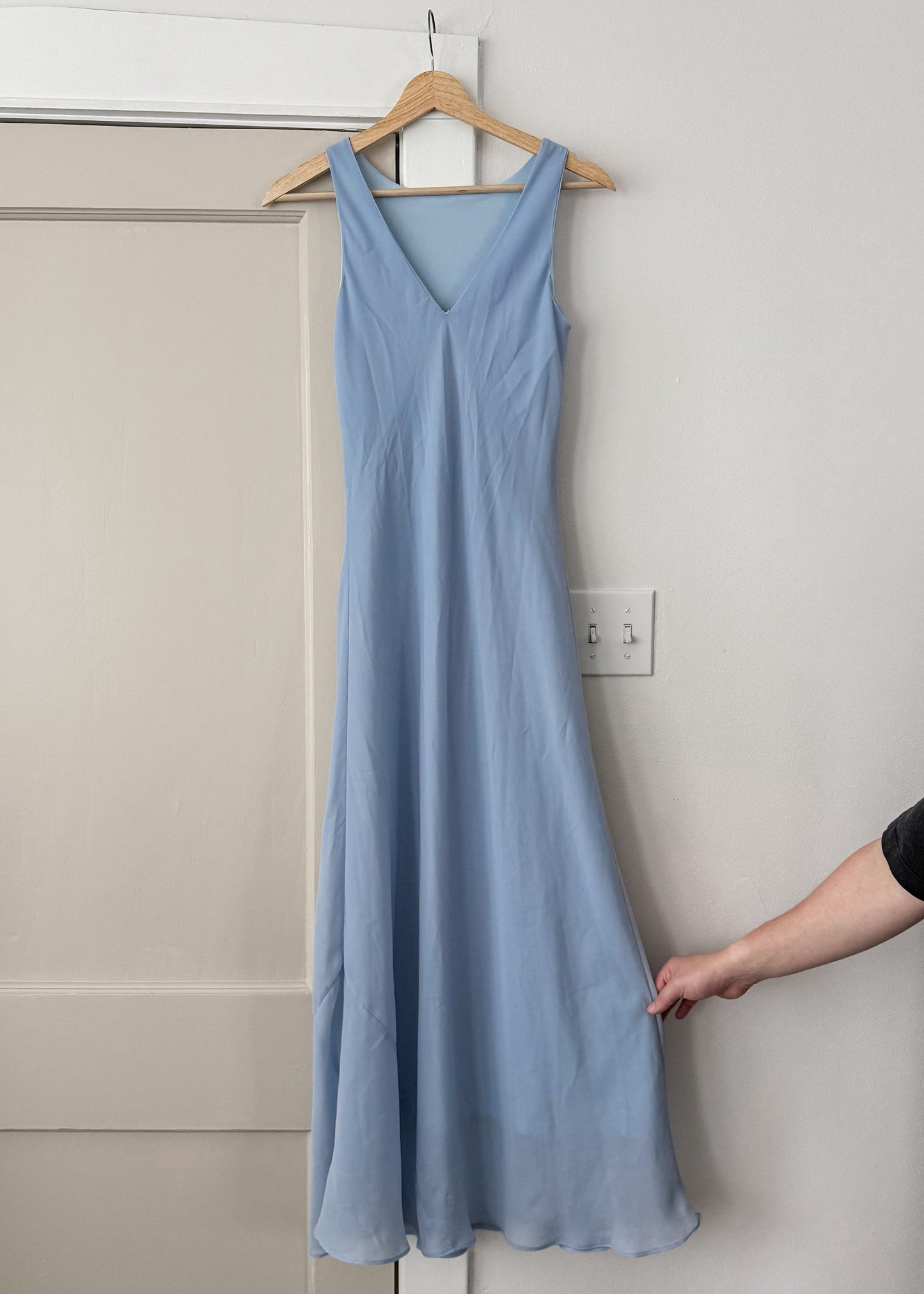 Vintage Baby Blue Maxi Dress