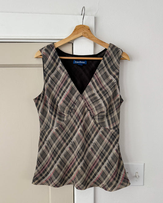 Plaid Tank Top