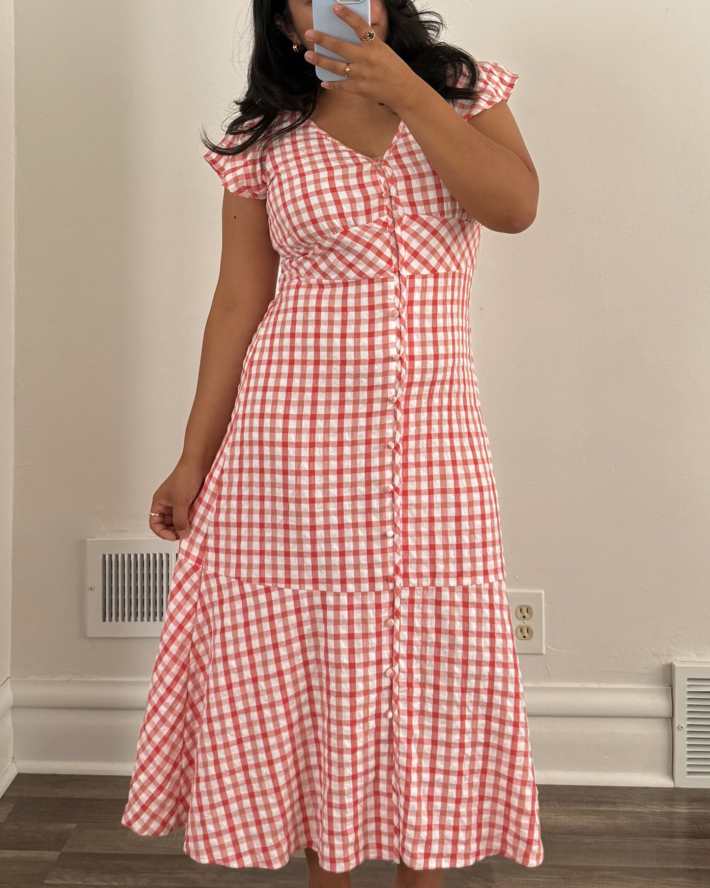 Loft Gingham Dress