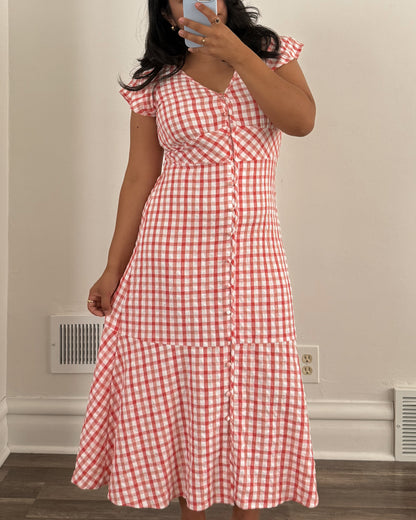 Loft Gingham Dress