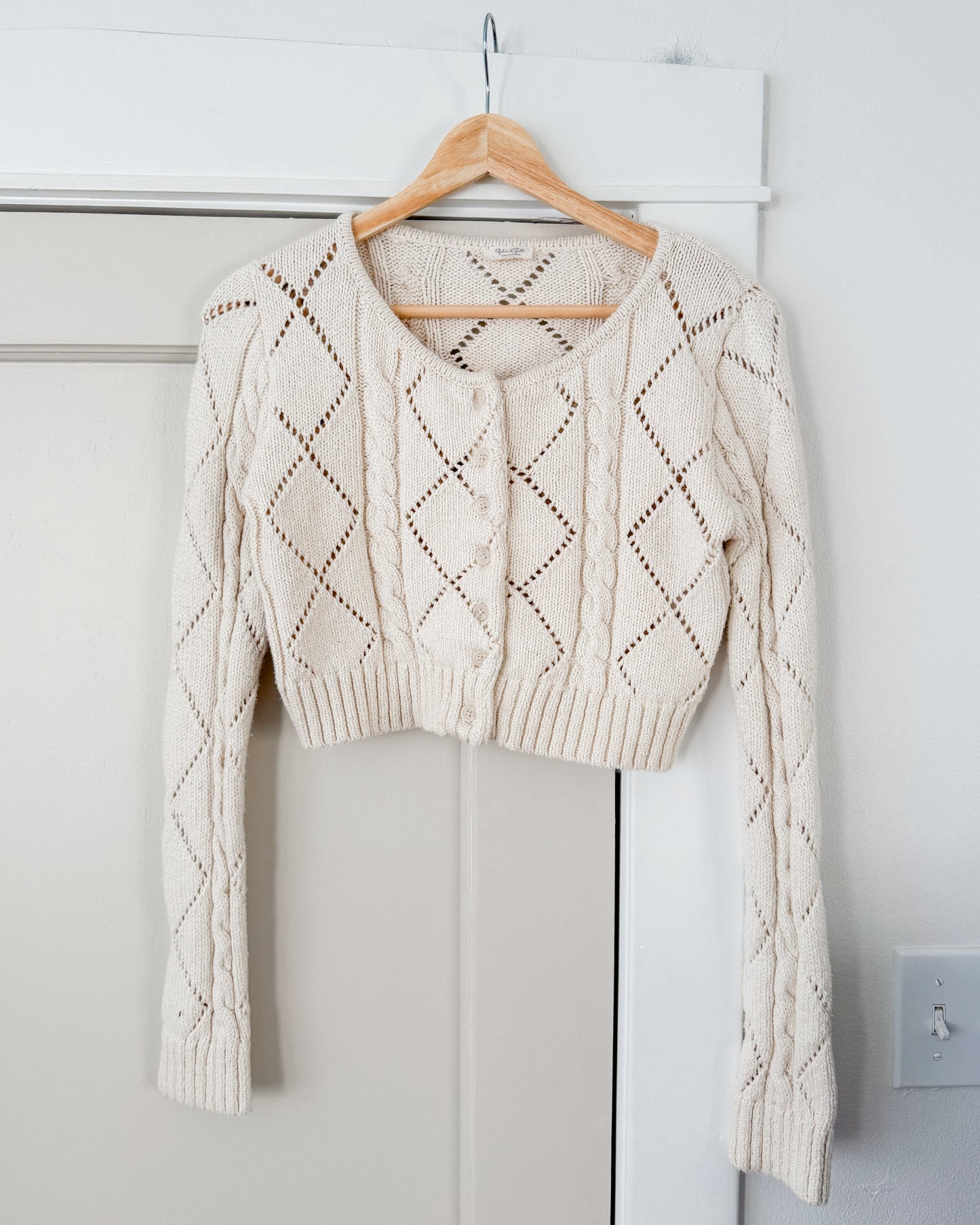 Cropped Knitted Sweater