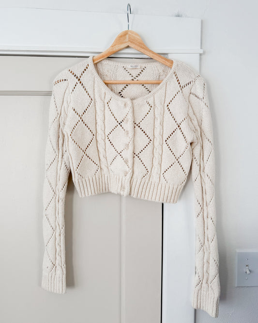 Cropped Knitted Sweater