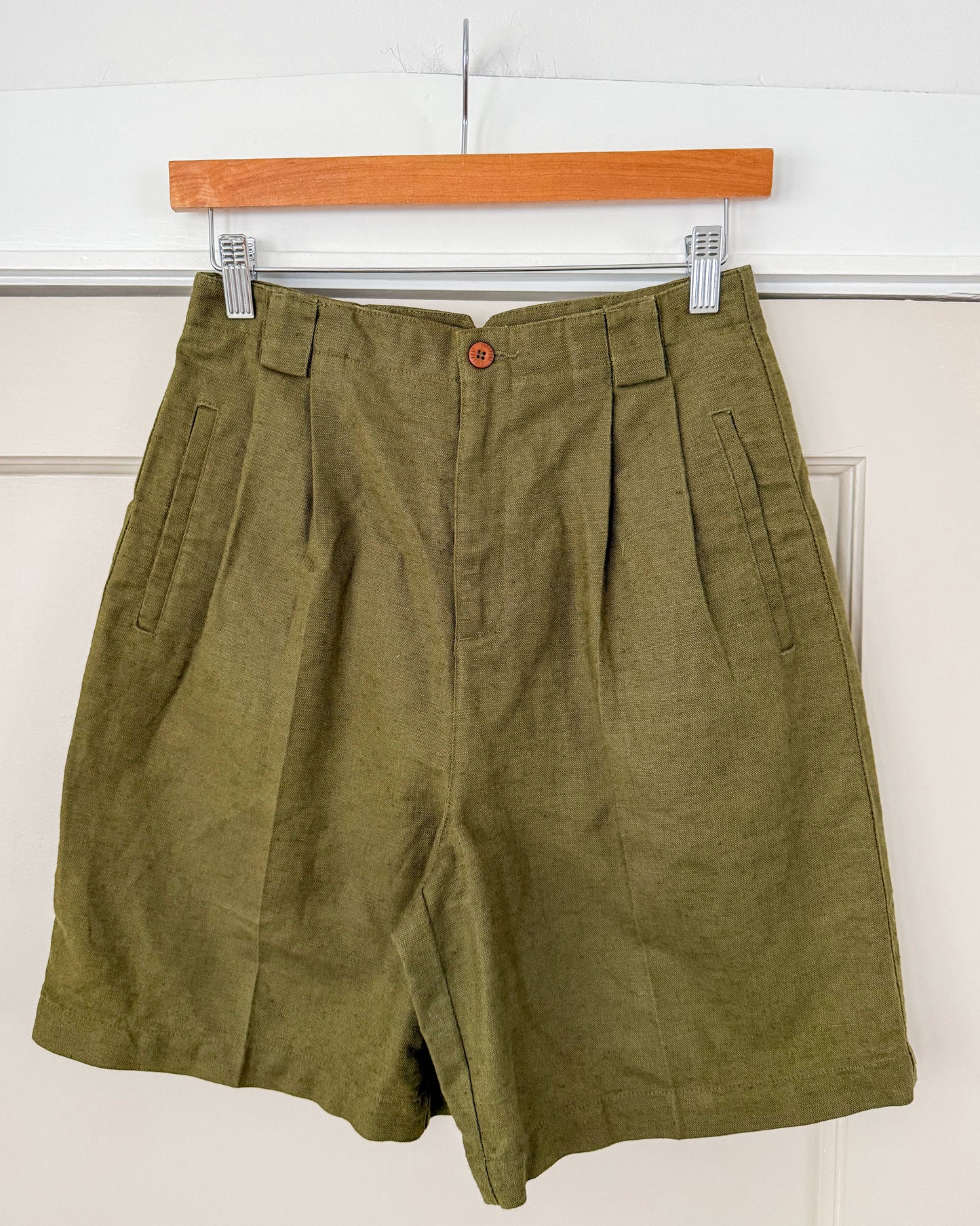 Vintage Liz Claiborne Linen High Rise Shorts
