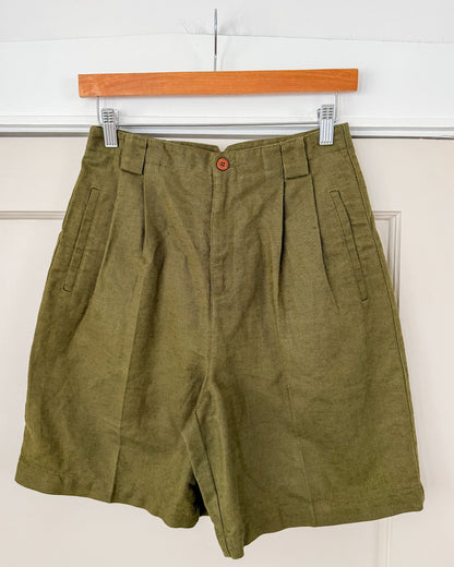 Vintage Liz Claiborne Linen High Rise Shorts