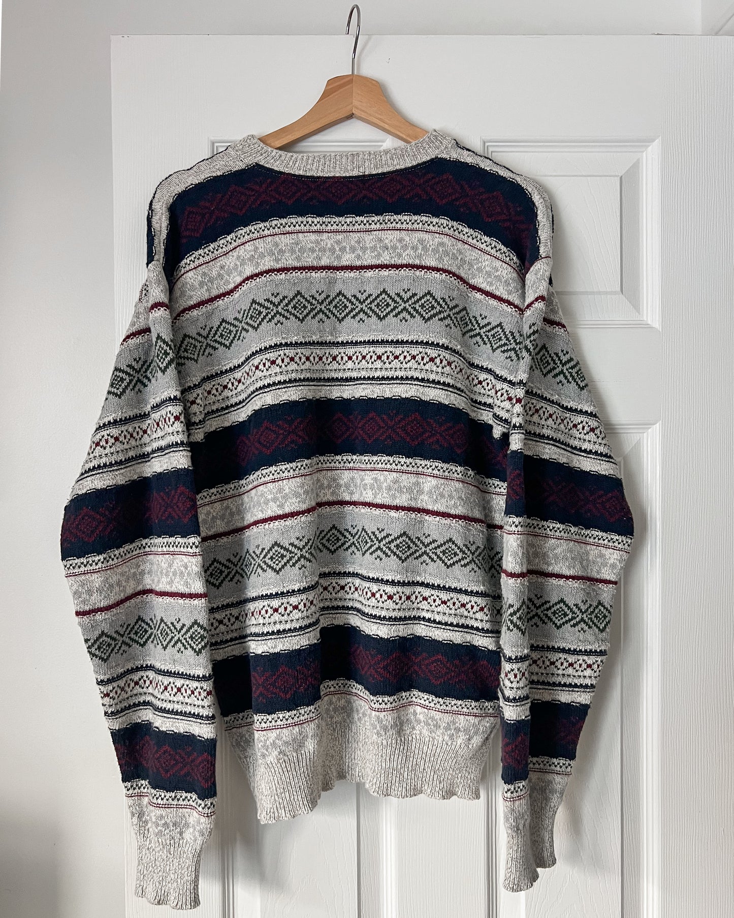 Vintage Striped Knitted Sweater