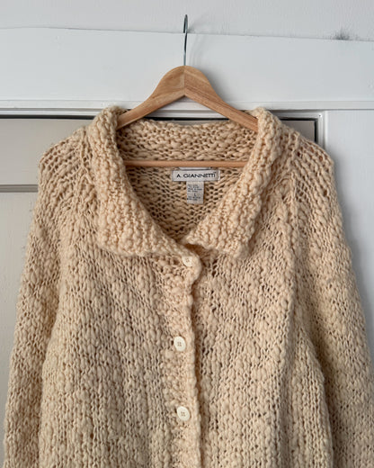 Hand Knitted Chunky Cardigan