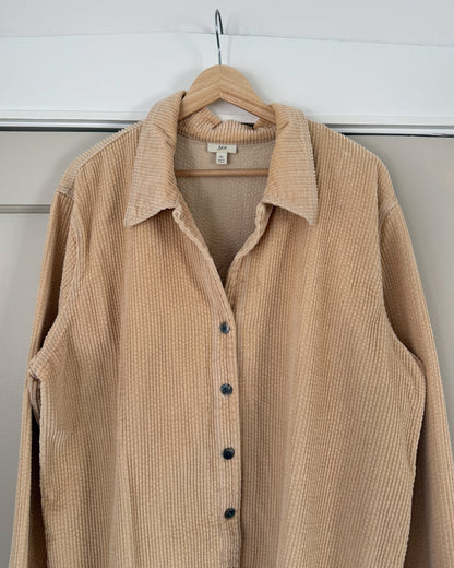 J.Jill Floral Corduroy Shirt