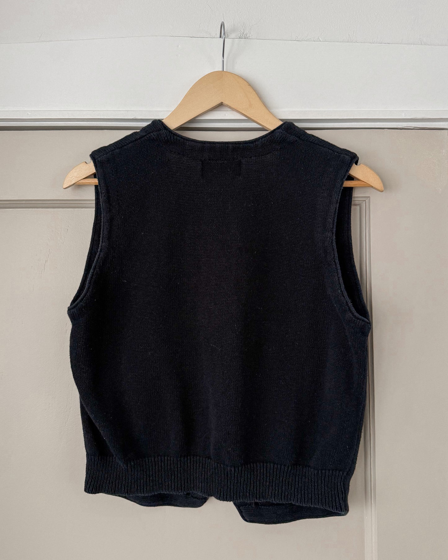 Black Knitted Vest