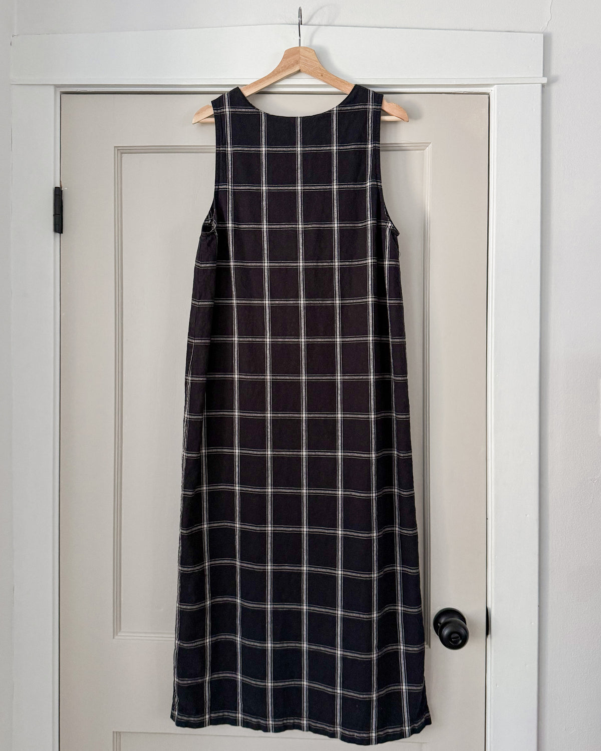 2001 Plaid Linen Dress